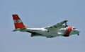 US Coast Guard airplane on patrol