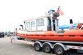 US Coast Guard boat Royalty Free Stock Photo