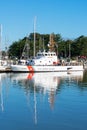 US Coast Guard Cutter Barracuda patrol boat Royalty Free Stock Photo