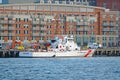 US Coast Guard Cutter in Boston, Massachusetts, USA