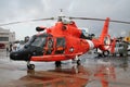 US Coast Guard rescue helicopter Royalty Free Stock Photo