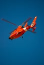 US Coast Guard Rescue Helicopter Royalty Free Stock Photo