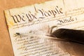 US Constitution Royalty Free Stock Photo