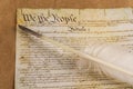 Us constitution Royalty Free Stock Photo