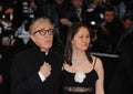Woody Allen and Soon-Yi Previn Royalty Free Stock Photo