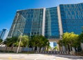 US District Court Clerk 400 North Miami Avenue modern architecture USA Royalty Free Stock Photo