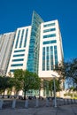 US District Court Clerk 400 North Miami Avenue modern architecture USA Royalty Free Stock Photo
