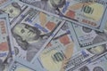 US dollar bank notes as for business and finiancial Royalty Free Stock Photo
