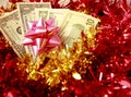 US dollar in Christmas