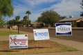 USA, Arizona: Elections - Front Yard Campaign
