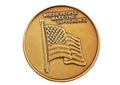 US Flag Coin