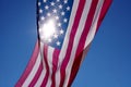 US Flag Gloriously Waving