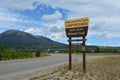 US Forest Service Camping Sign