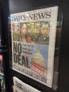 US Government Shutdown, Newspaper Headline, NYC, NY, USA