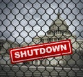 US Government Shutdown Royalty Free Stock Photo