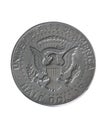 US Half Dollar Coin Royalty Free Stock Photo