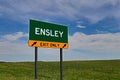 US Highway Exit Sign for Ensley