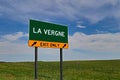 US Highway Exit Sign for La Vergne