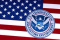 US Immigration and Customs Enforcement Royalty Free Stock Photo