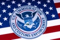 US Immigration and Customs Enforcement Royalty Free Stock Photo