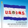 US Immigration and Naturalization Service flag, USA