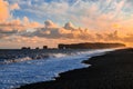 Black Sand Beach in Iceland