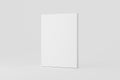 US Letter Softcover Book Cover White Blank Mockup