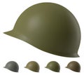 US M1 military helmet Royalty Free Stock Photo