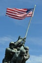 US Marine Corps Memorial in Washington DC USA Royalty Free Stock Photo