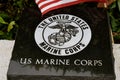 US Marine Corps Slab Royalty Free Stock Photo