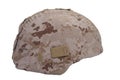 Us marines kevlar helmet with desert camouflage cover