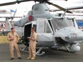 US Marines Pilots and Bell UH-1Y Venom