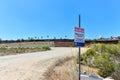 US-Mexico Border Wall Royalty Free Stock Photo