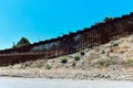 US-Mexico Border Wall Royalty Free Stock Photo