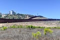 US-Mexico Border Wall Royalty Free Stock Photo