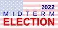 2022 US Midterm Election - United States election concept Royalty Free Stock Photo