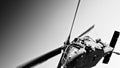 US military helicopter flyover Royalty Free Stock Photo