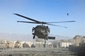 US military helicopter landing Royalty Free Stock Photo