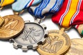 US Military Medals Close Up Royalty Free Stock Photo