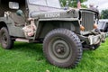 US Military Police Jeep. M5 Living History Show.