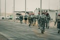 US Multinational Force and Observers MFO Marching