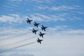 US NANY BLUE ANGELS Royalty Free Stock Photo
