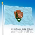 US National Park Service flag, USA