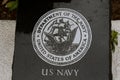 US Navy Black Granite Slab