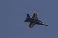 US Navy Blue Angels aircraft in flight Royalty Free Stock Photo