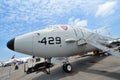 US Navy Boeing P-8 Poseidon maritime patrol aircraft on display at Singapore Airshow