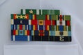 US Navy military ribbons on United States Navy Uniform