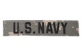 US NAVY uniform badge Royalty Free Stock Photo