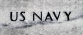 US Navy United States Armed Forces Military Inscription Memorial Royalty Free Stock Photo