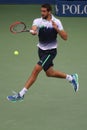 US Open 2014 champion Marin Cilic during final match against Kei Nishikori at Billie Jean King National Tennis Center